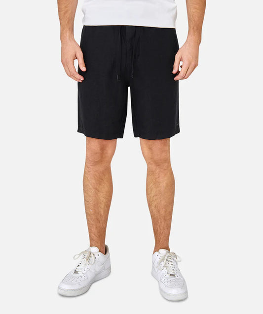 Industrie The Baller Linen Short Black