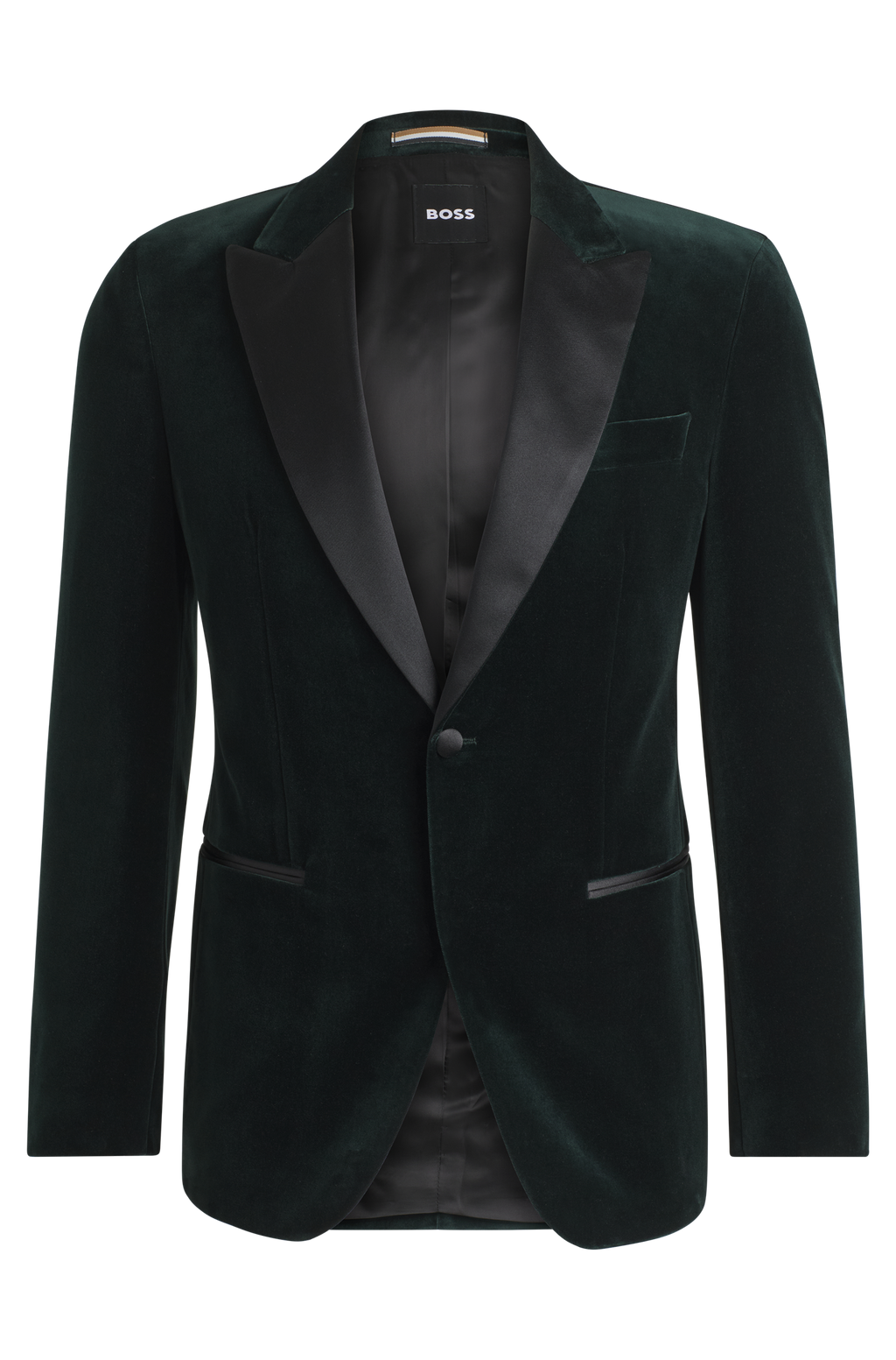 Hugo Boss Hutson Tux Jacket Open Green