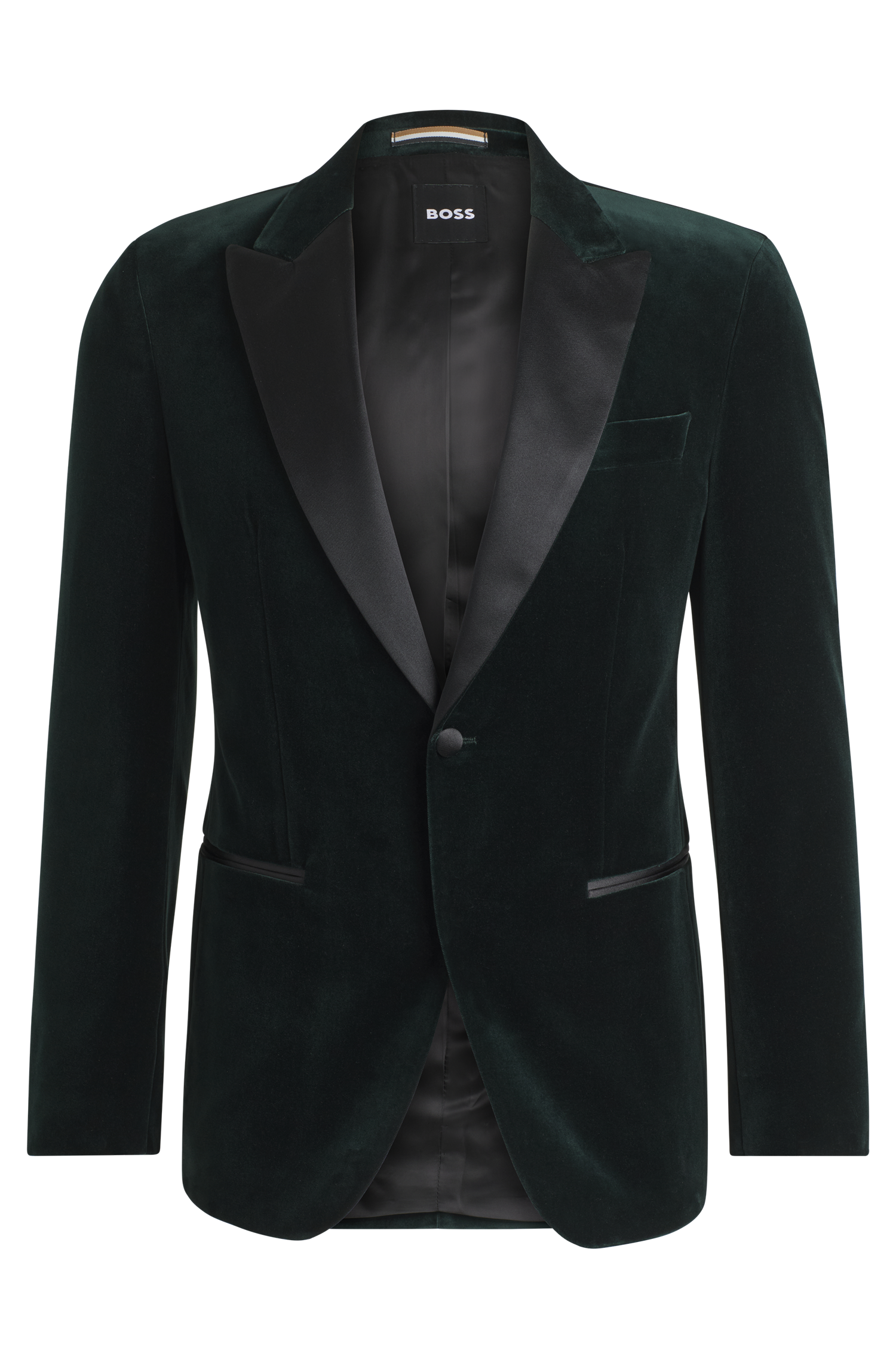 Hugo Boss Hutson Tux Jacket Open Green