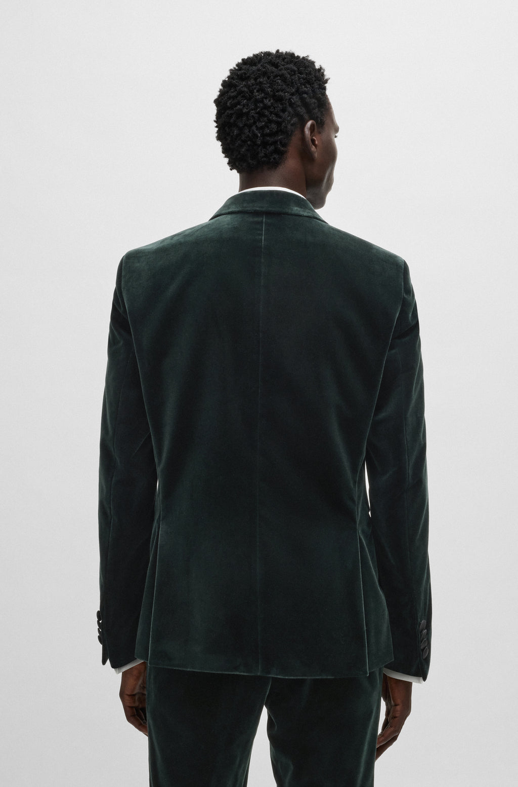 Hugo Boss Hutson Tux Jacket Open Green