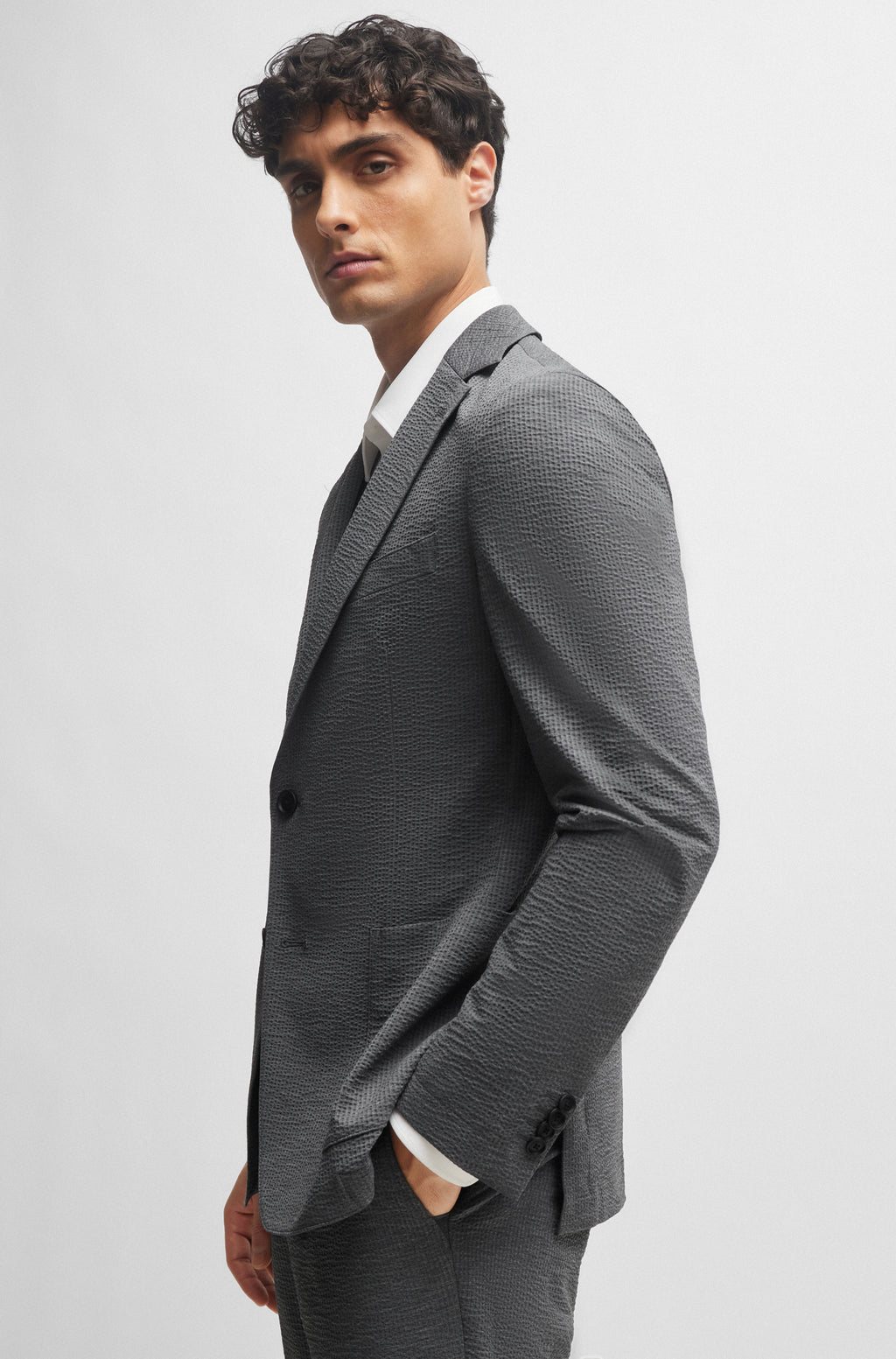 Hugo Boss P-Hanry Genius Suit Silver