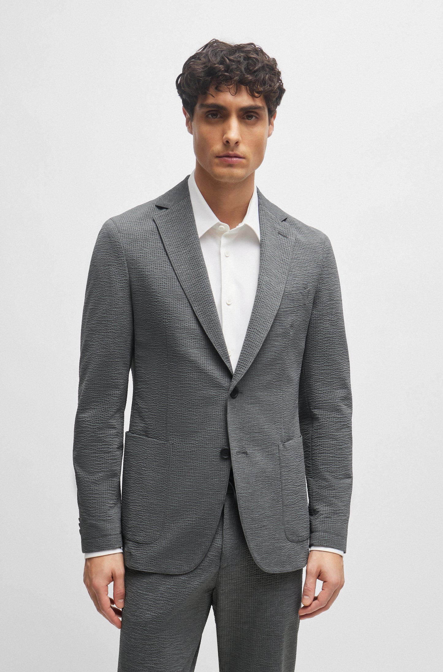 Hugo Boss P-Hanry Genius Suit Silver