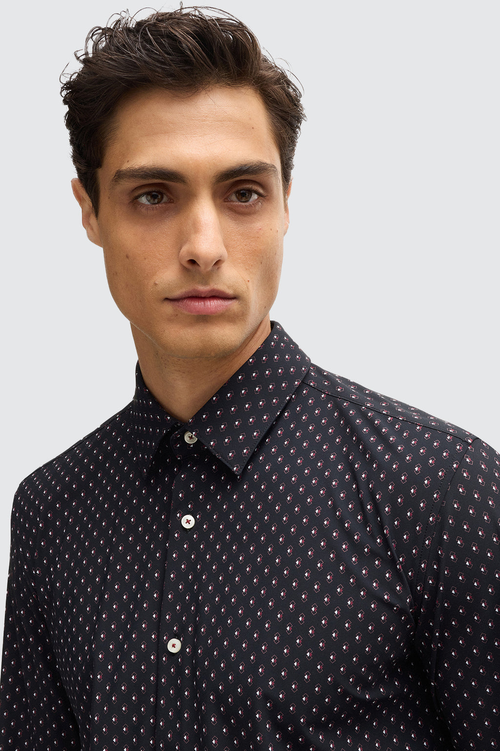 Hugo Boss Hank Kent Slim Shirt Black