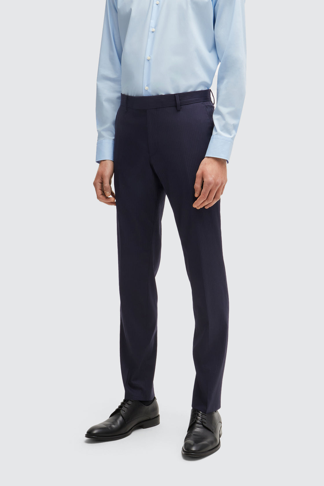 Hugo Boss Huge Peak Suit Dark Blue