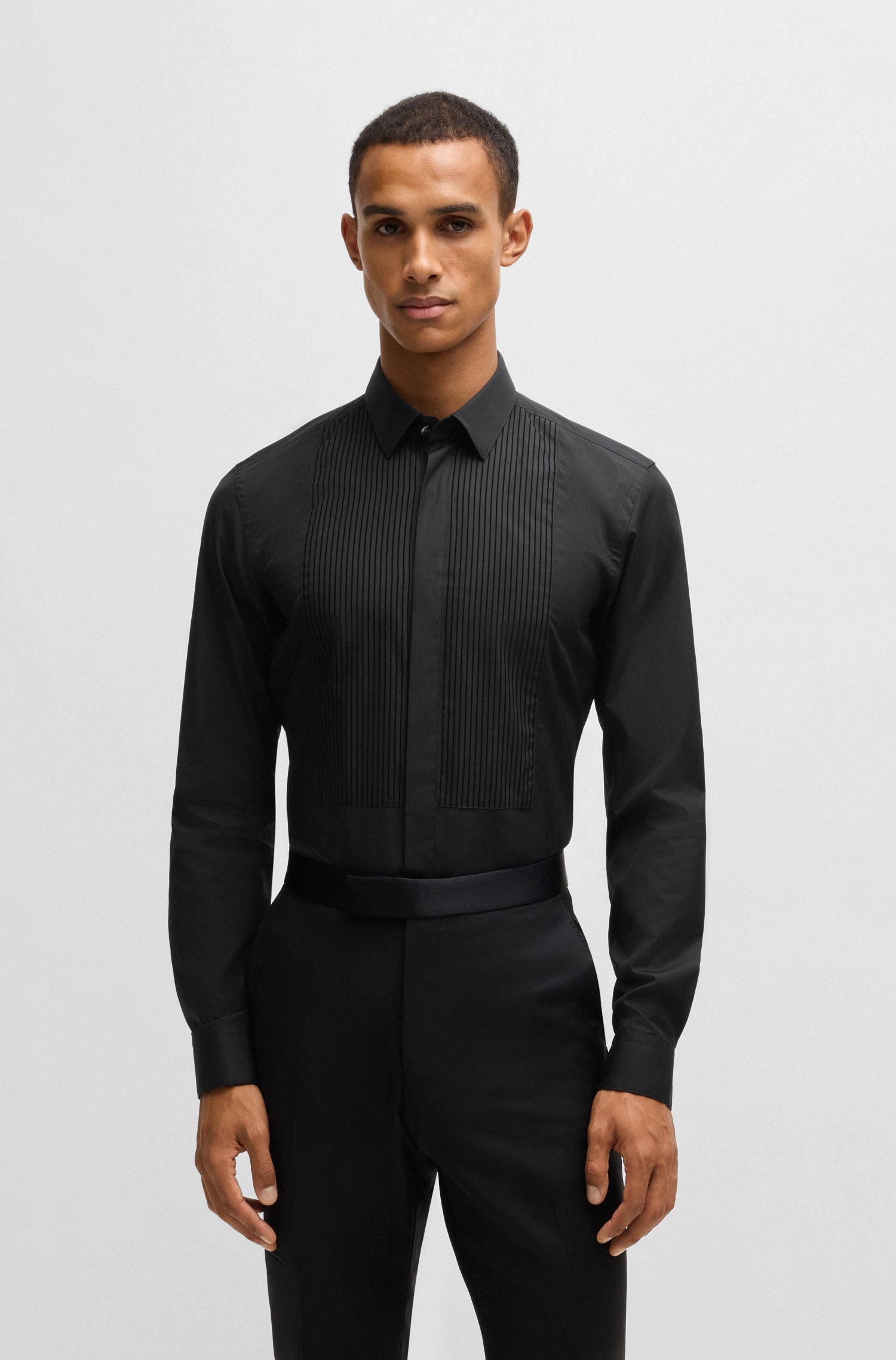 Hugo Boss Hank Party Shirt Black