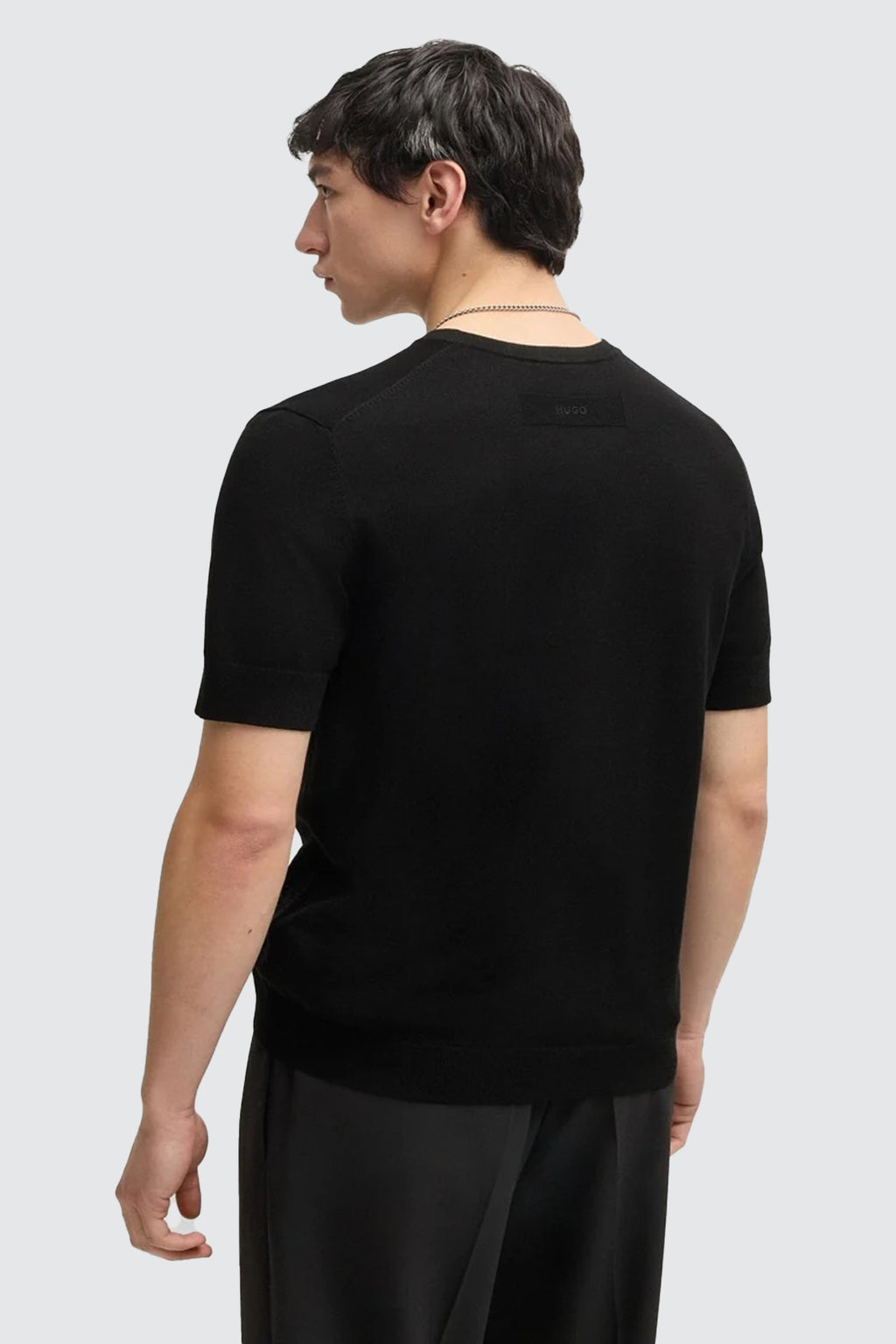 Hugo Boss San Carl-CV Slim SS Knit Black