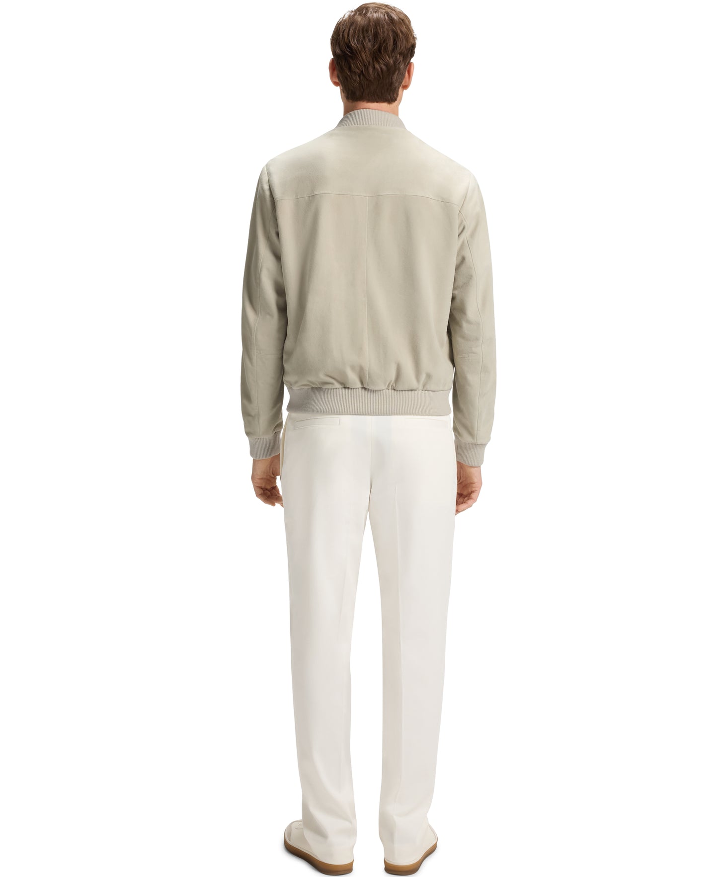 BECKHAM x BOSS Suede Bomber Jacket