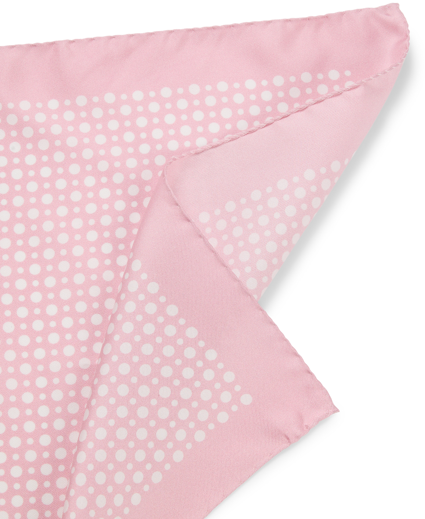 BECKHAM x BOSS Printed Silk Pocket Square Light Pastel Pink