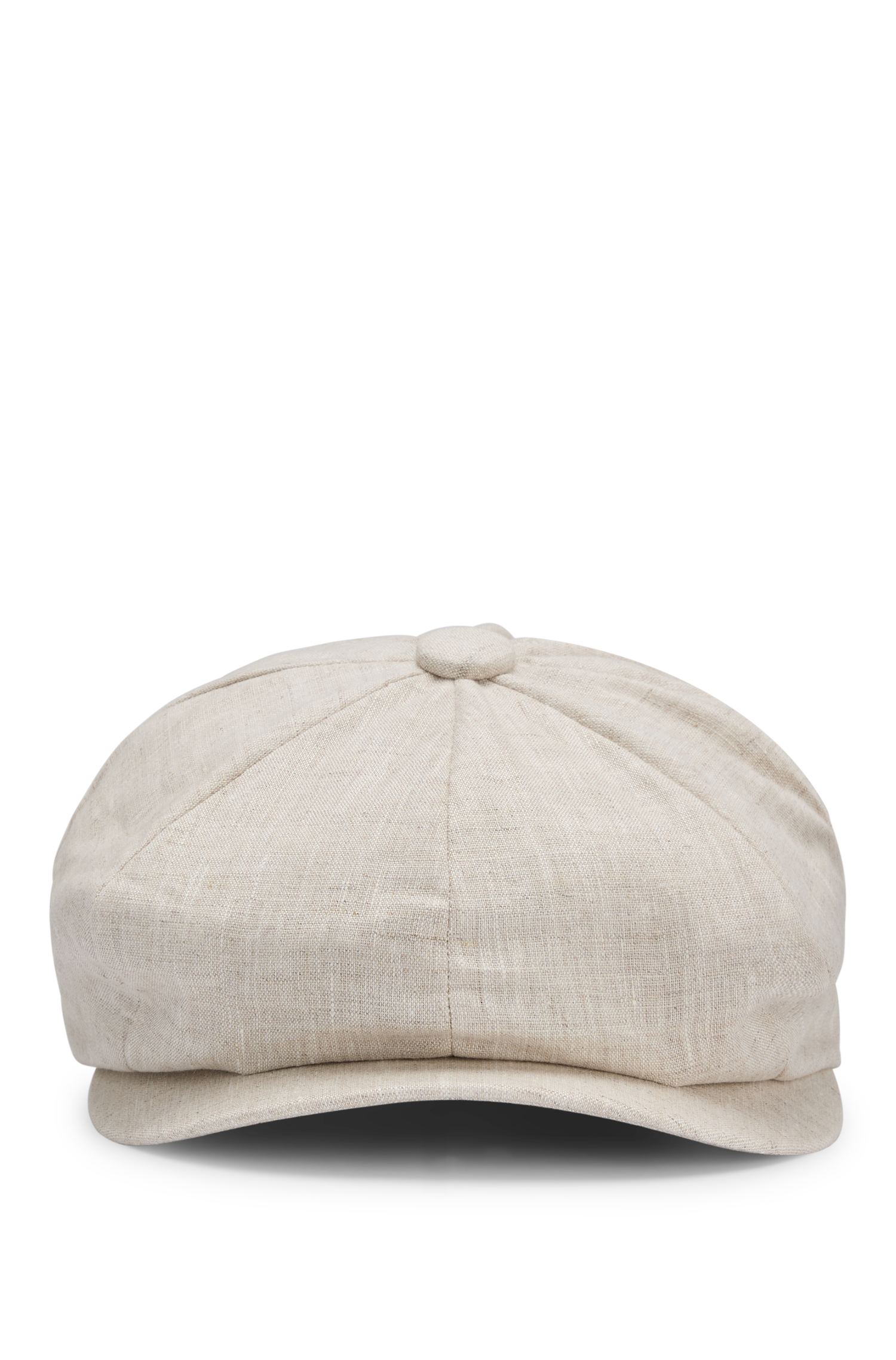 BECKHAM x BOSS Linen Baker-Boy Cap