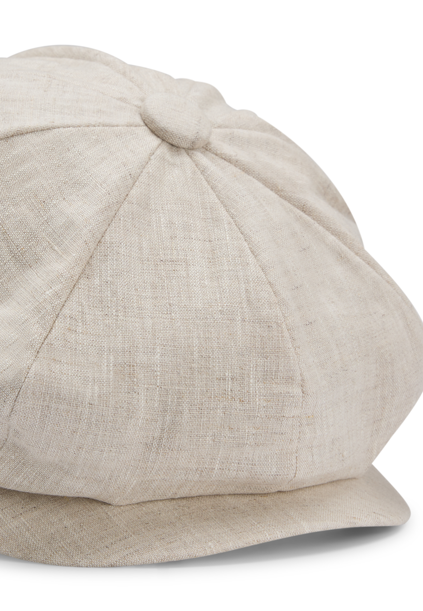BECKHAM x BOSS Linen Baker-Boy Cap