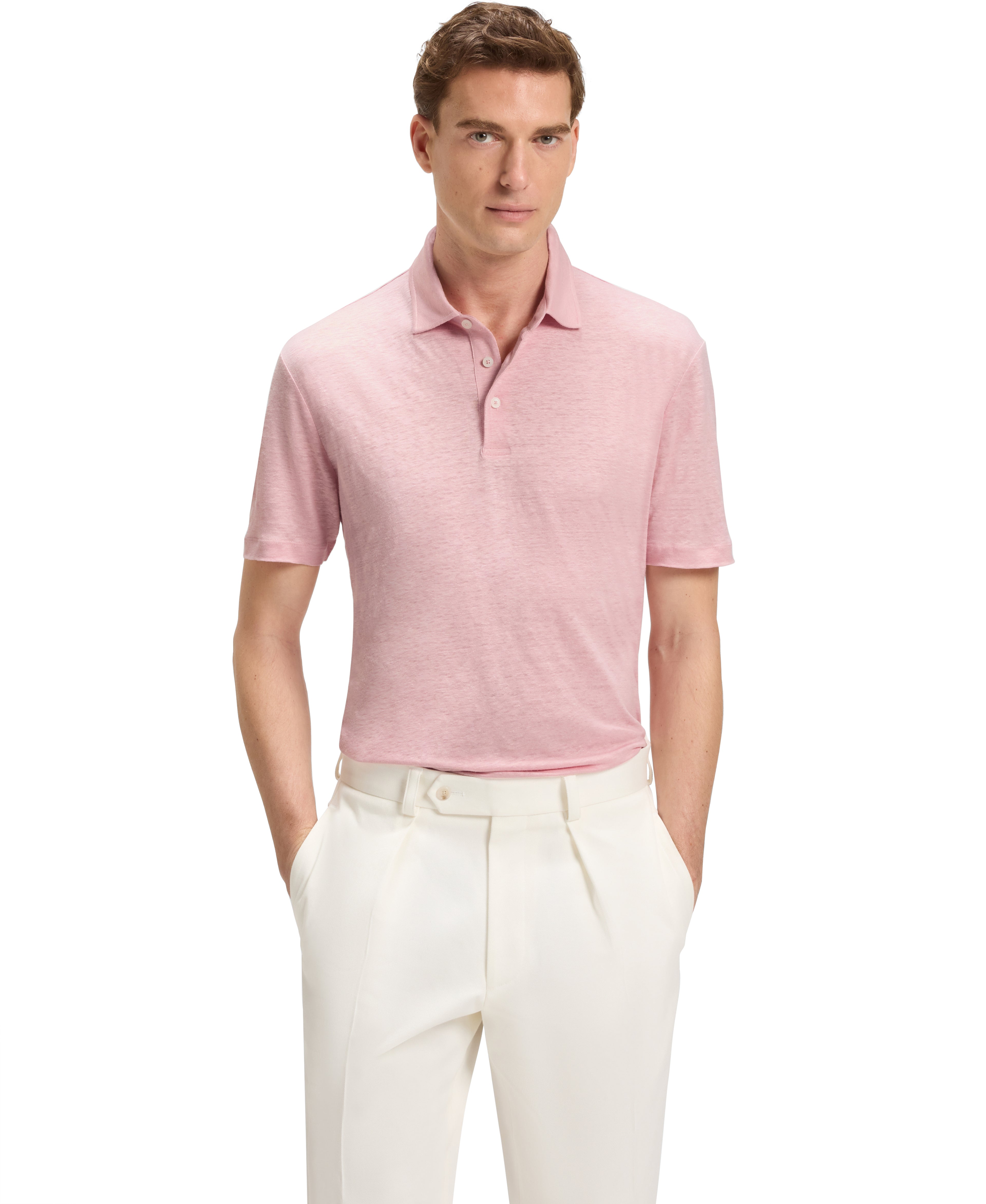 BECKHAM x BOSS Polo Shirt in Linen