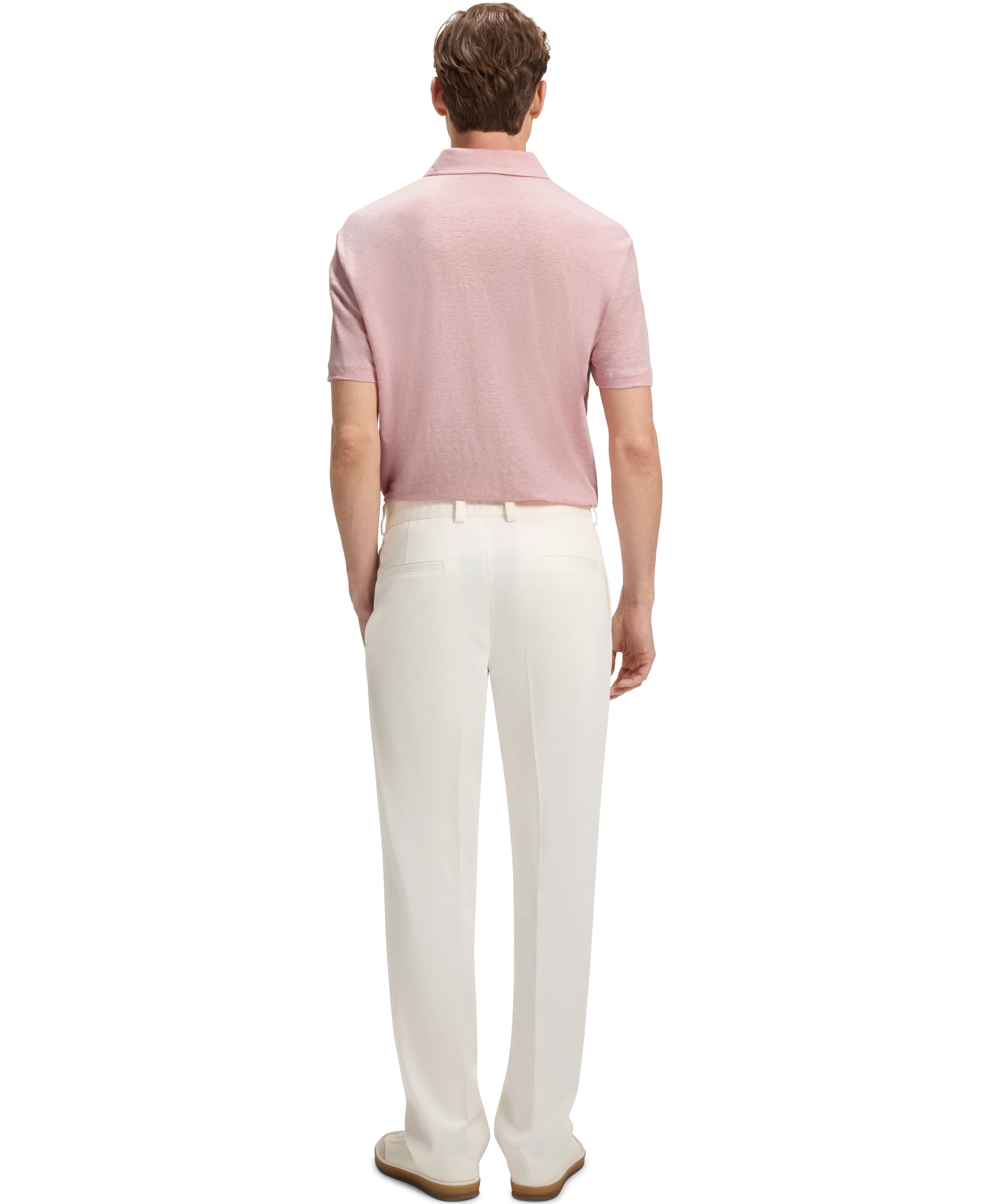 BECKHAM x BOSS Polo Shirt in Linen