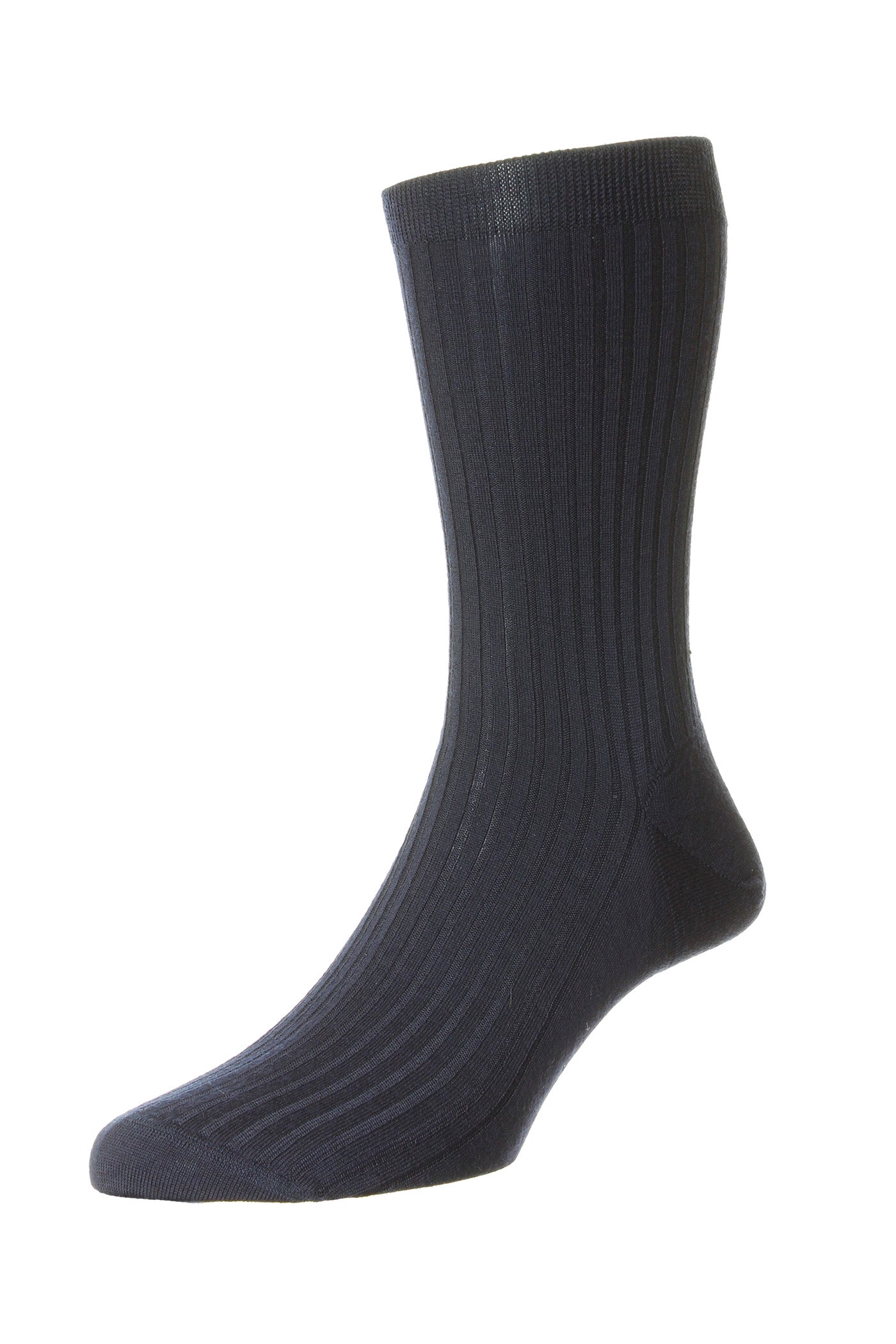 Pantherella Kangley Merino Super 100s Socks Navy