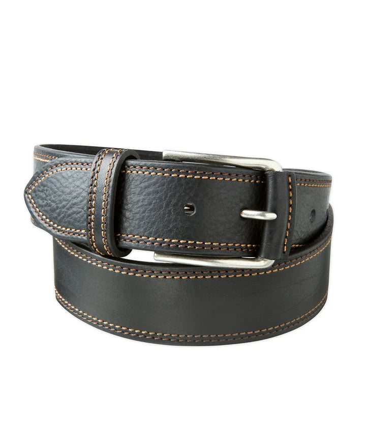 Miguel Bellido Leather Belt Black