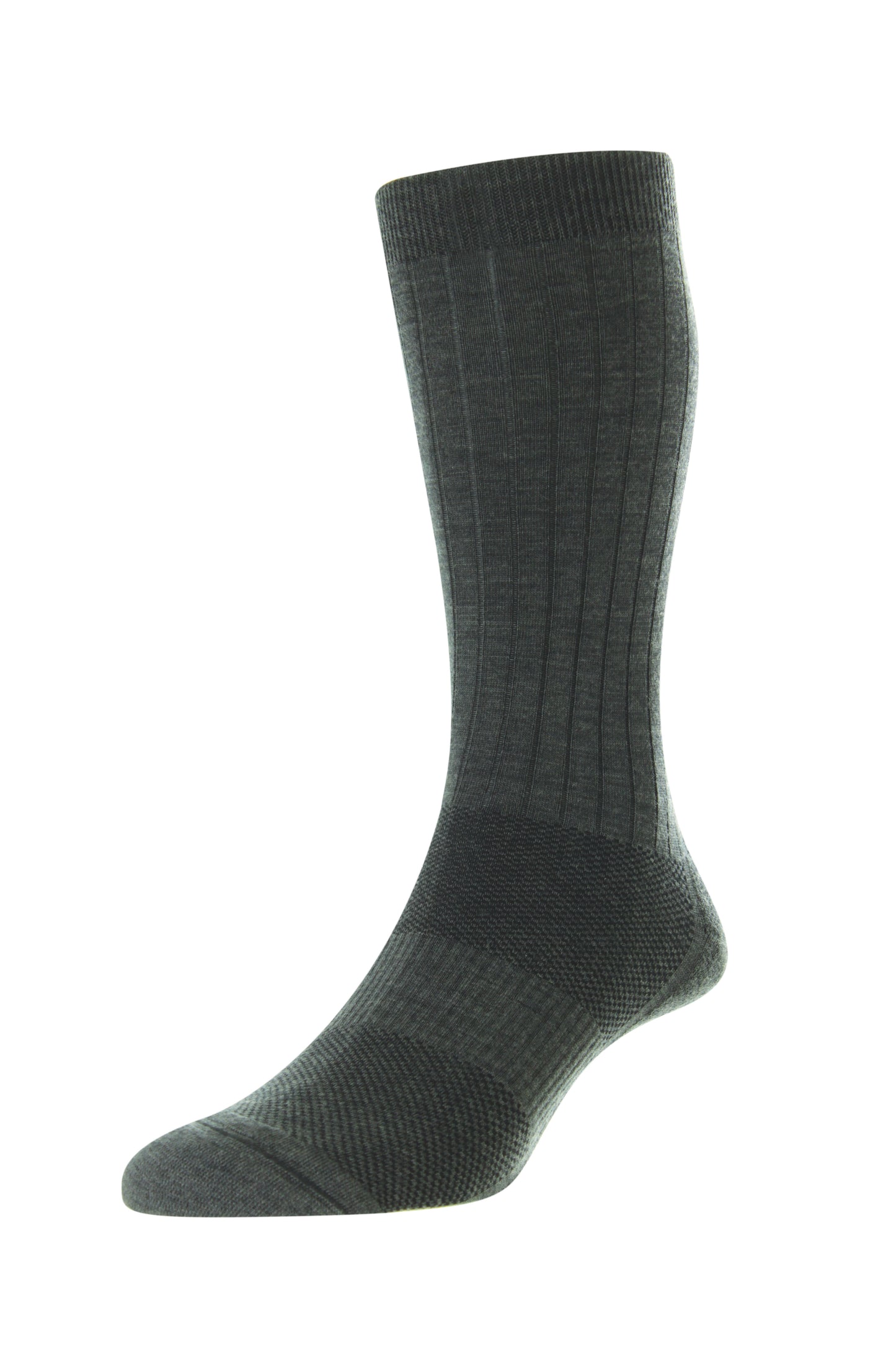 Pantherella Smithfield Hybrid City Socks Dk Grey Mix