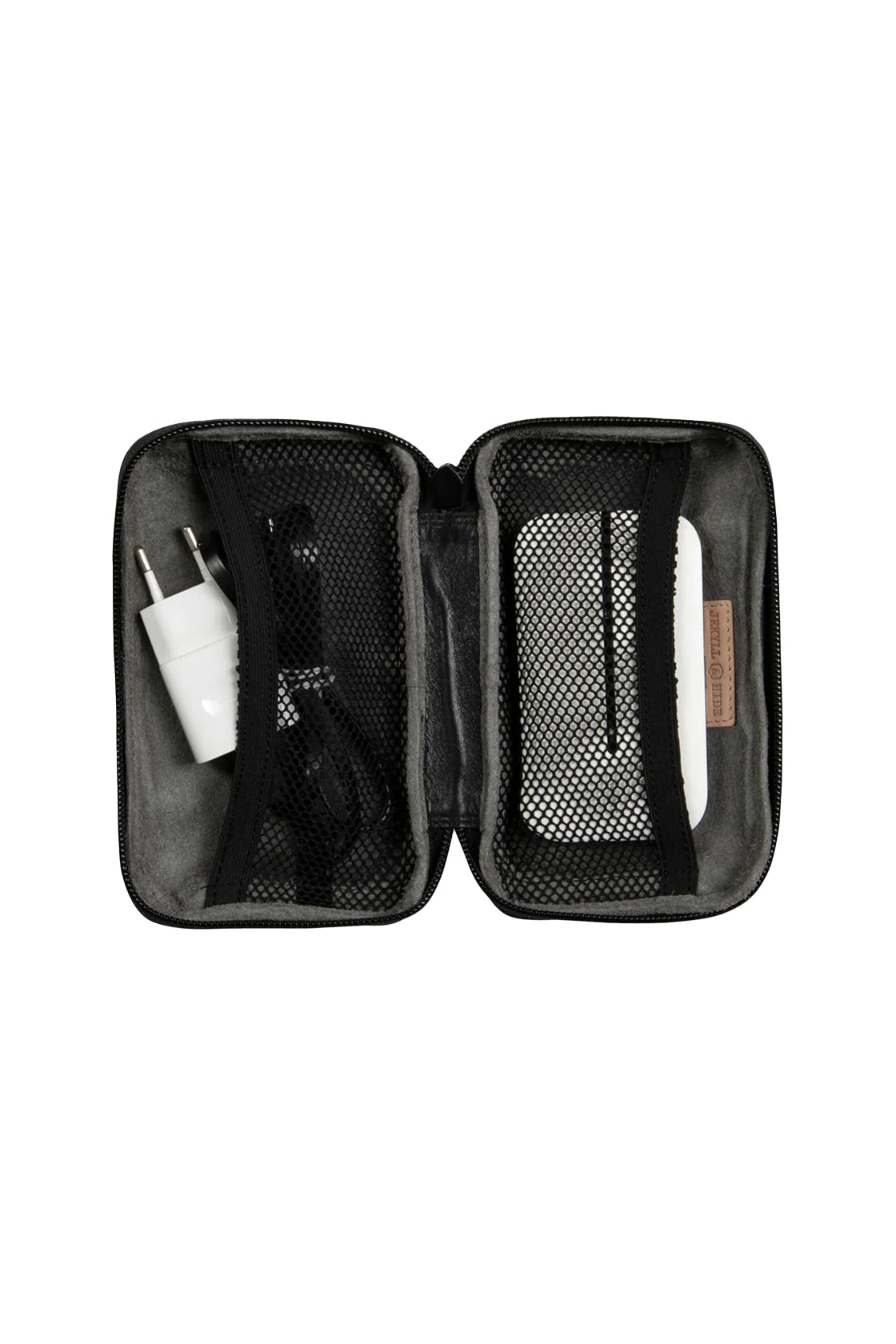 Jekyll & Hide Compact Zip Around Cable Pouch Black