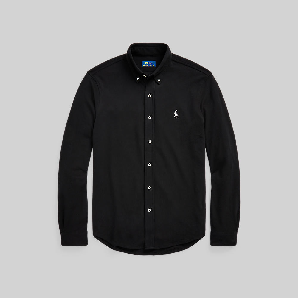 Polo Ralph Lauren Featherweight Mesh LS Shirt Black