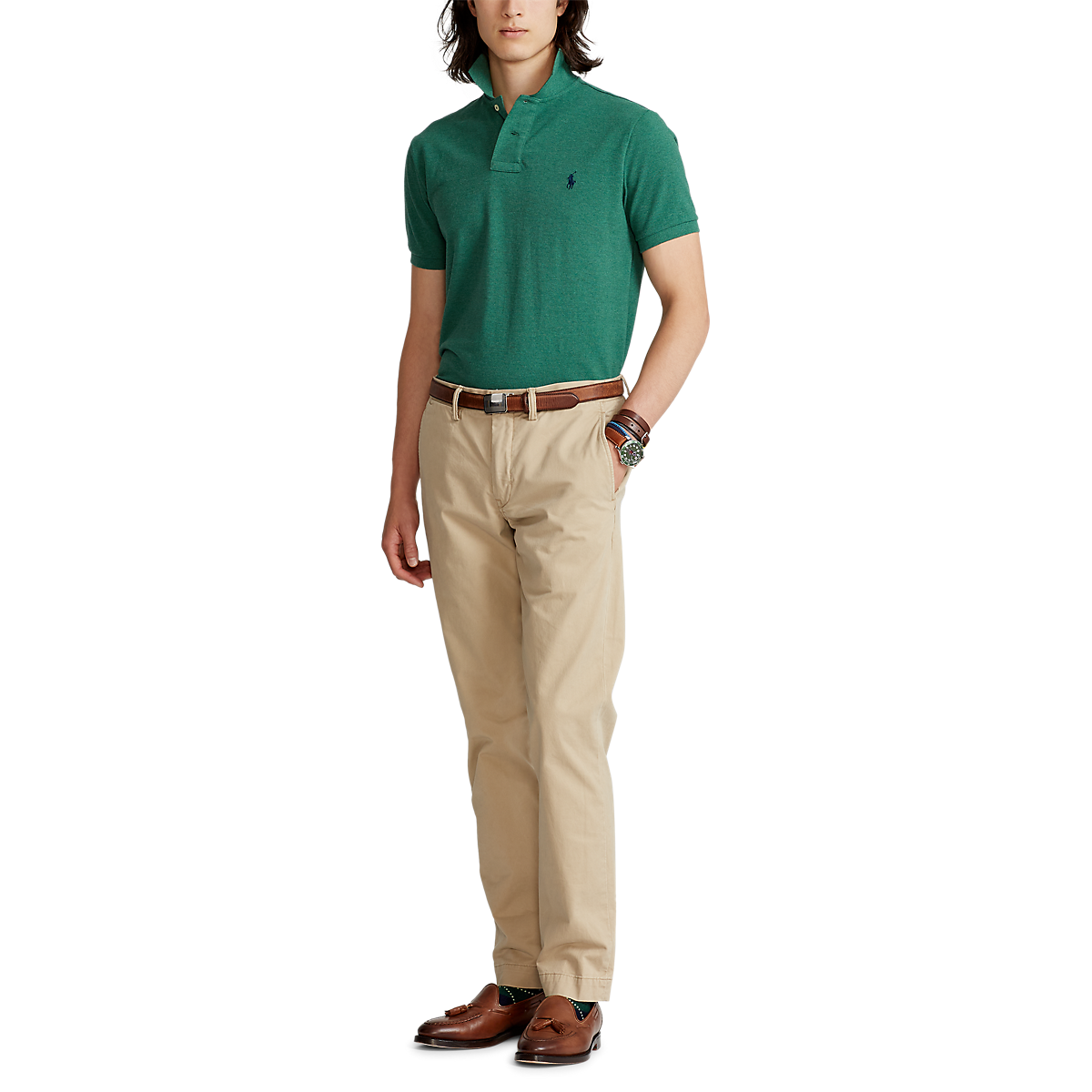 Polo Ralph Lauren Polo Shirt Green Heather