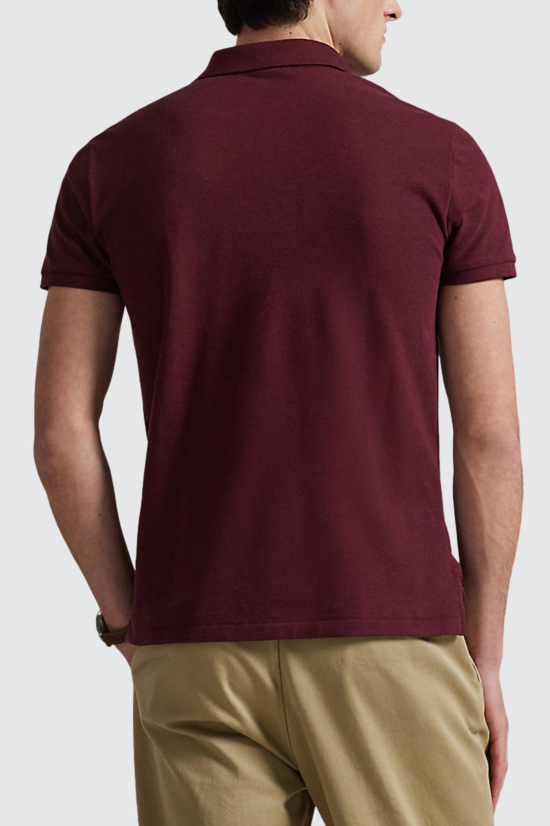 Polo Ralph Lauren The Iconic Mesh Polo Shirt Spring Wine Heather
