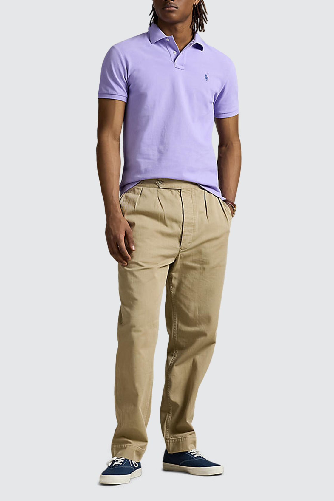 Polo Ralph Lauren The Iconic Mesh Polo Shirt Sky Lavender