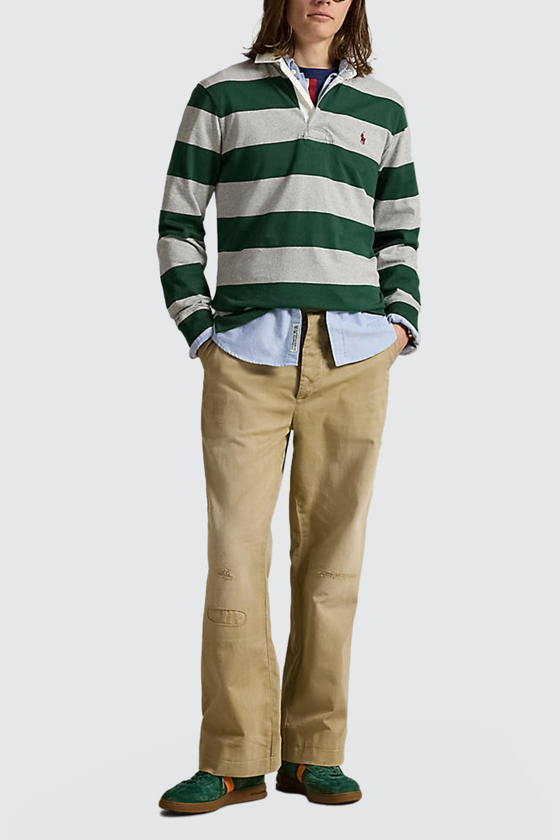 Polo Ralph Lauren The Iconic Rugby Shirt Vintage Pine/Andover Heather