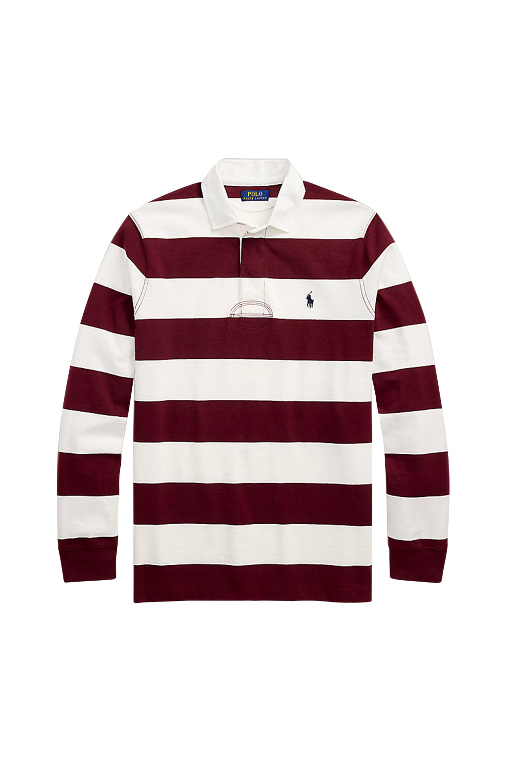 Polo Ralph Lauren The Iconic Rugby Shirt Classic Wine/Trophy Cream