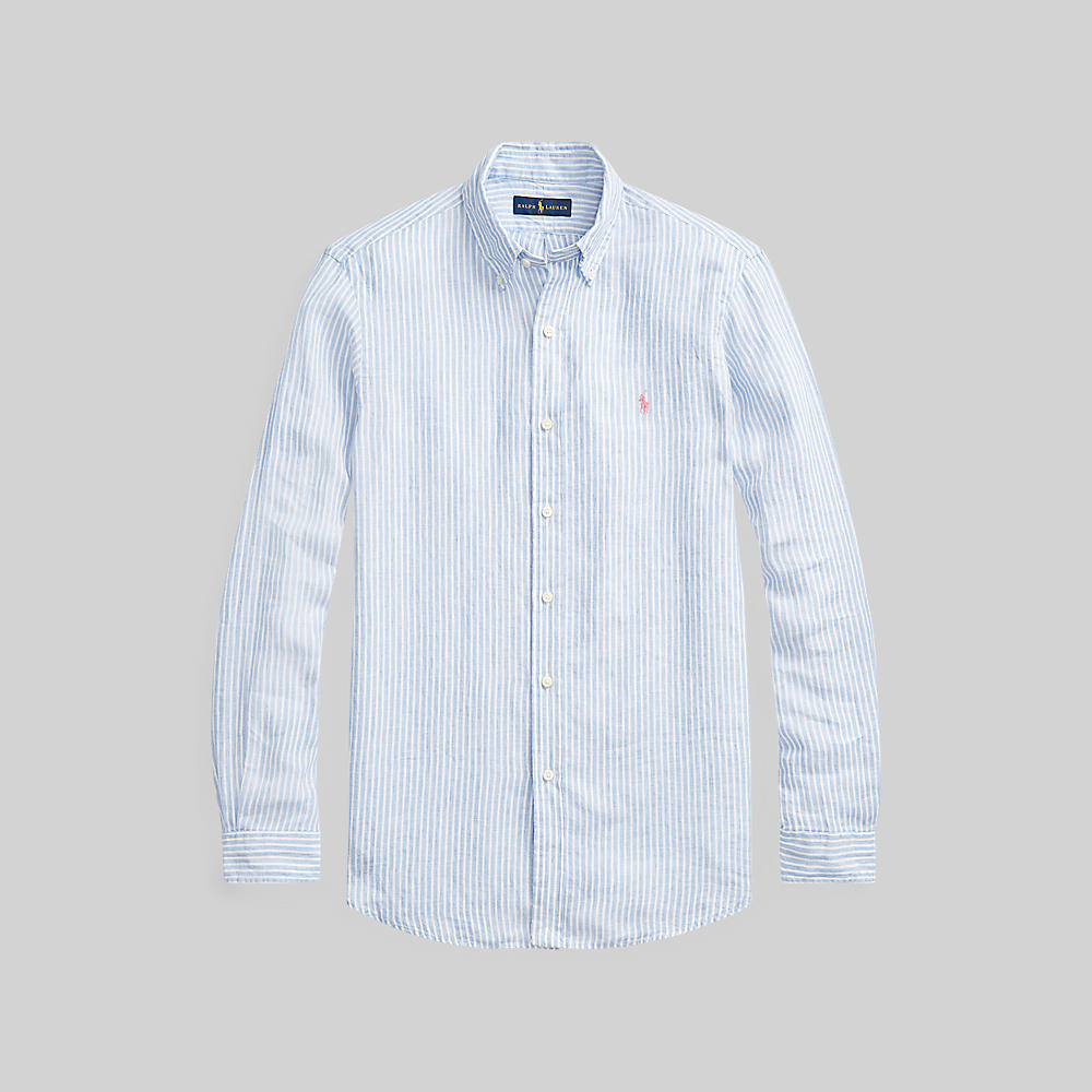 Polo Ralph Lauren Classic Fit Striped LS Shirt Blue/White