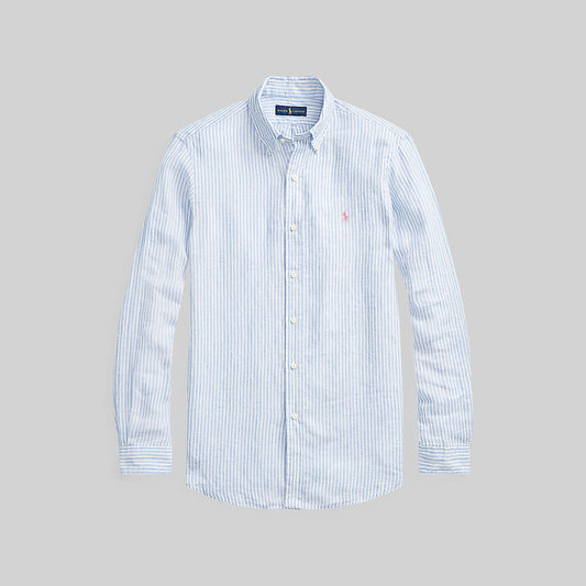 Polo Ralph Lauren Classic Fit Striped LS Shirt Blue/White