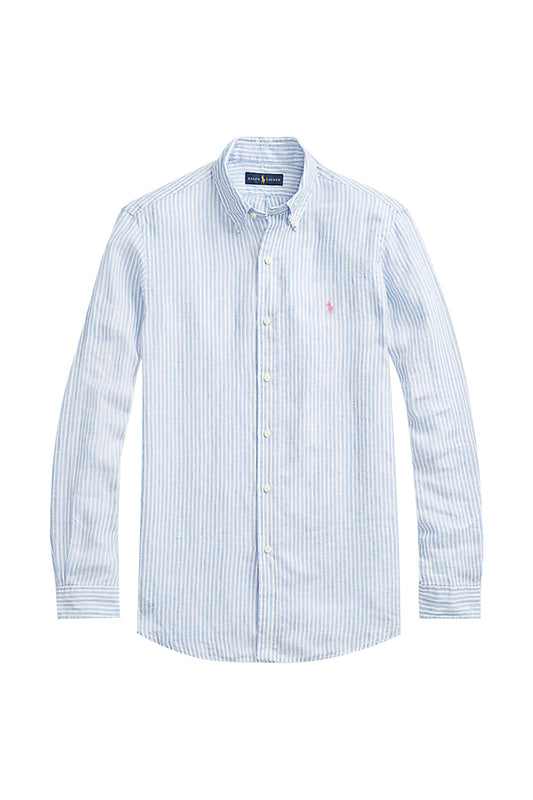 Polo Ralph Lauren Classic Fit Striped LS Shirt Blue/White