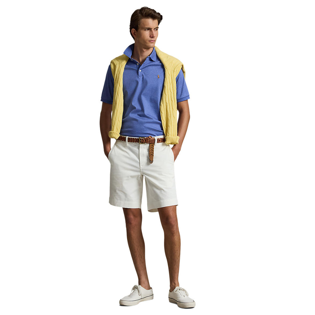 Polo Ralph Lauren 8" Stretch Straight Fit Chino Short White