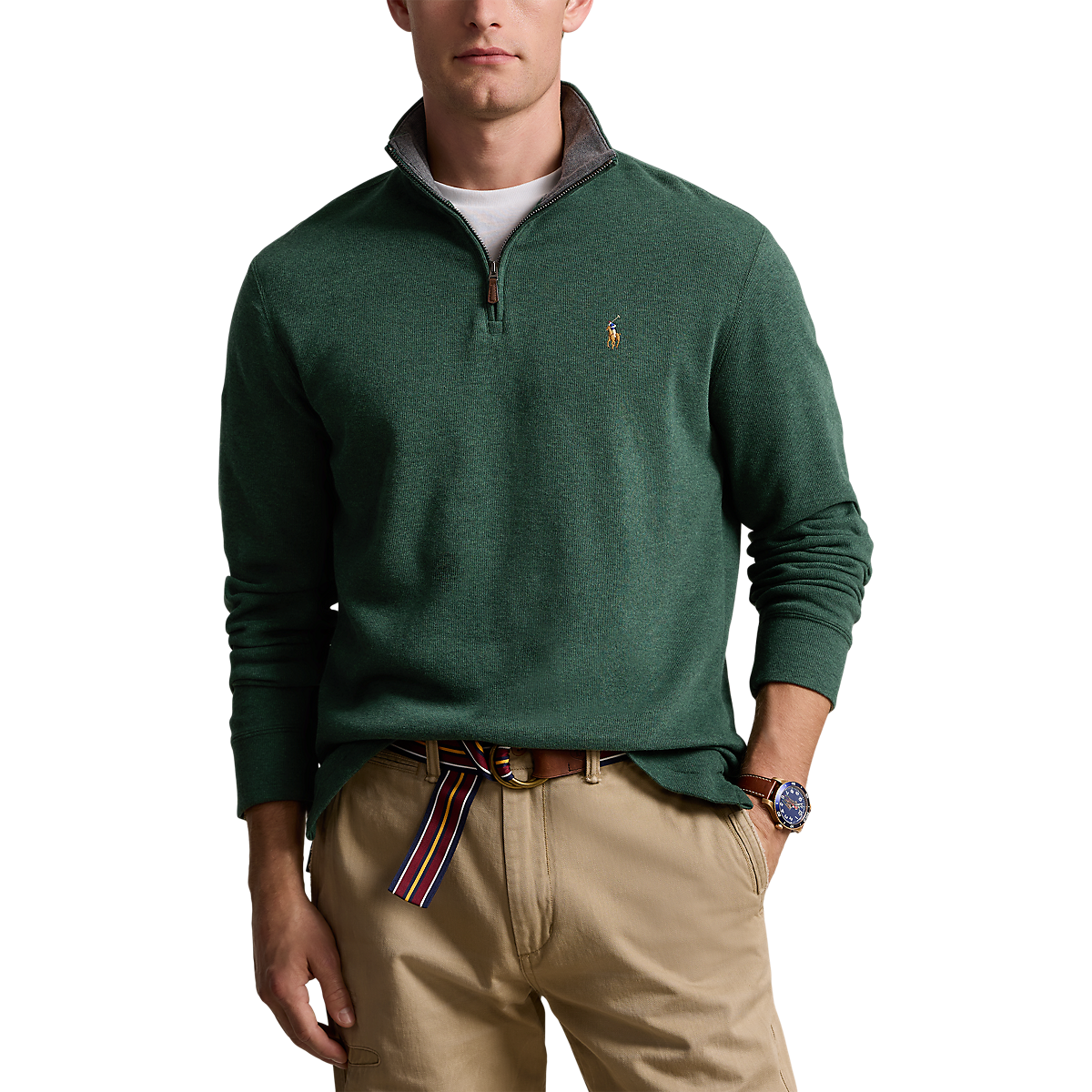 Polo Ralph Lauren Half Zip Top Scotch Pine