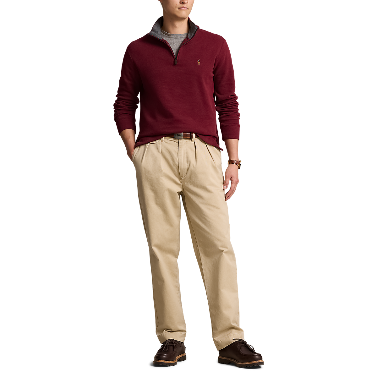 Polo Ralph Lauren Half Zip Top Red Carpet