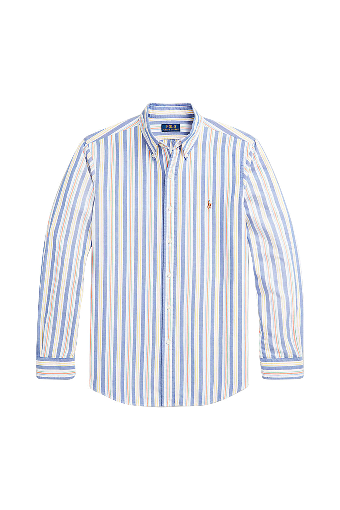 Polo Ralph Lauren Custom Fit Oxford LS Shirt Blue/White Multi