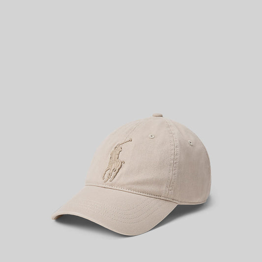 Polo Ralph Lauren Big Pony Twill Ball Cap Grey