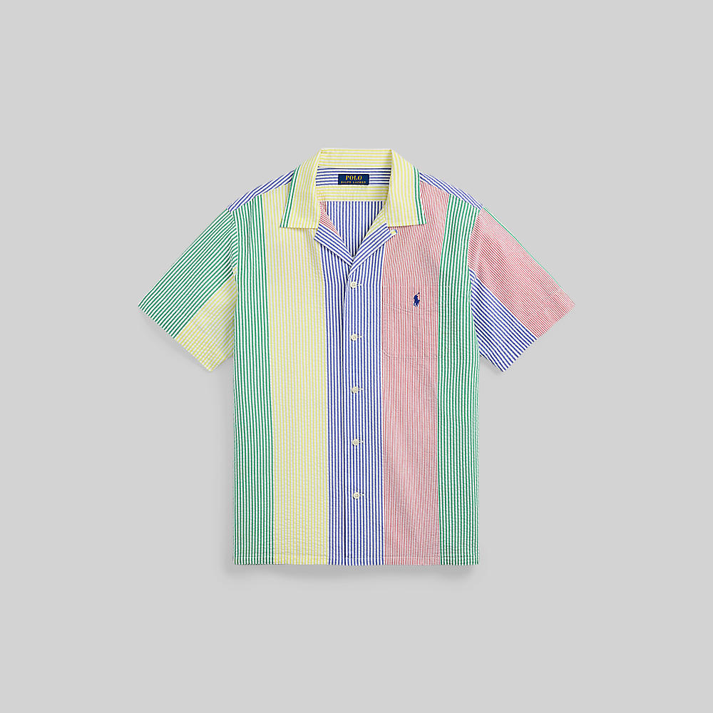 Polo Ralph Lauren Classic Fit Seersucker LS Shirt Multi Stripe