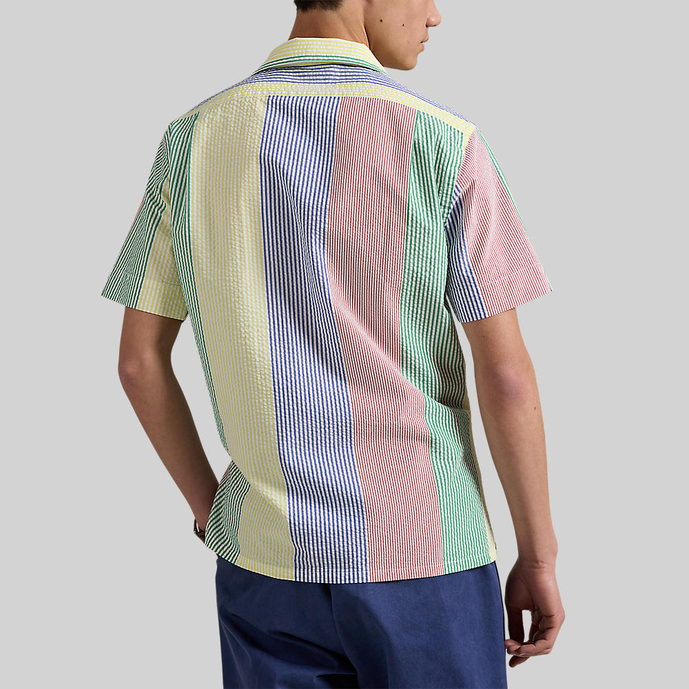 Polo Ralph Lauren Classic Fit Seersucker LS Shirt Multi Stripe