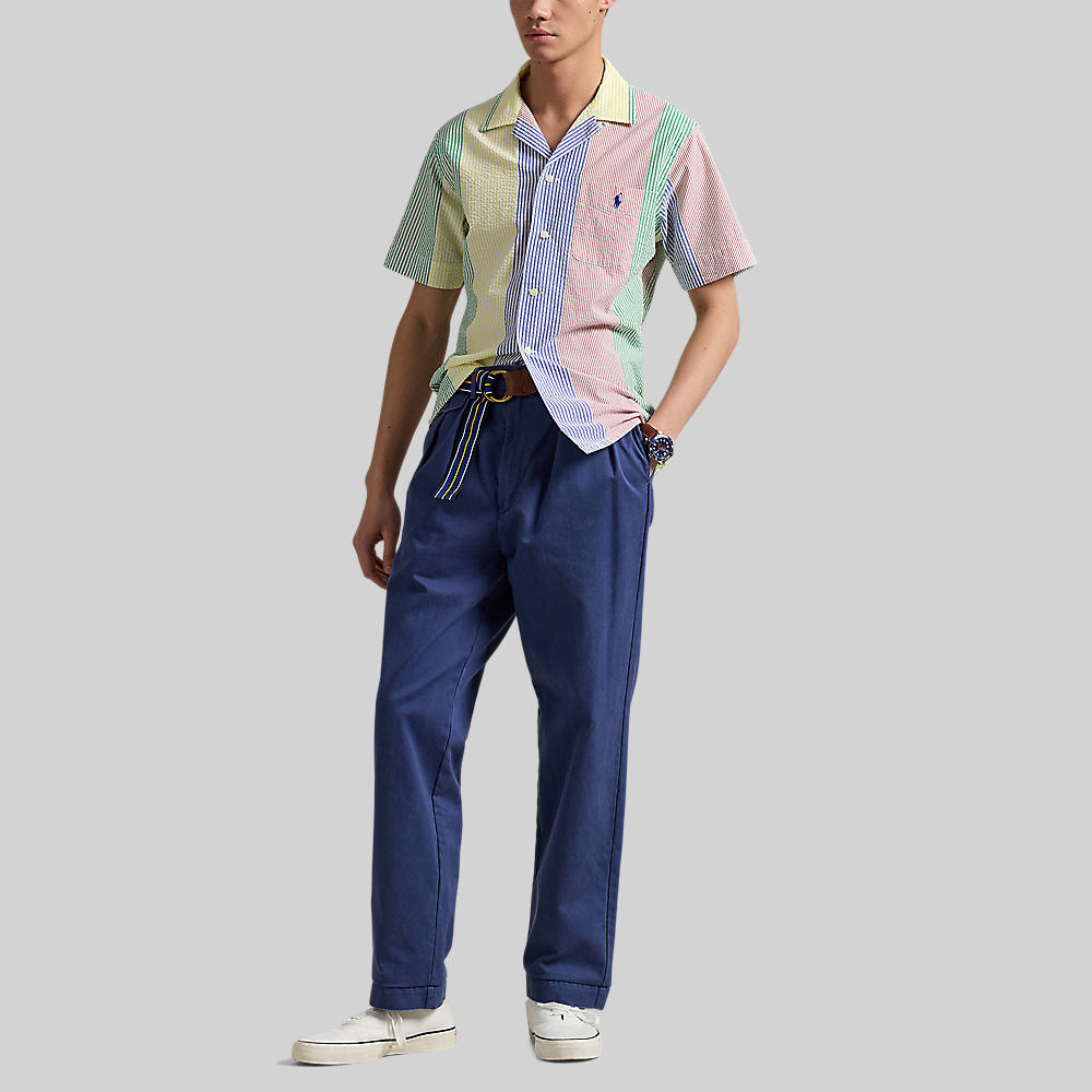 Polo Ralph Lauren Classic Fit Seersucker LS Shirt Multi Stripe