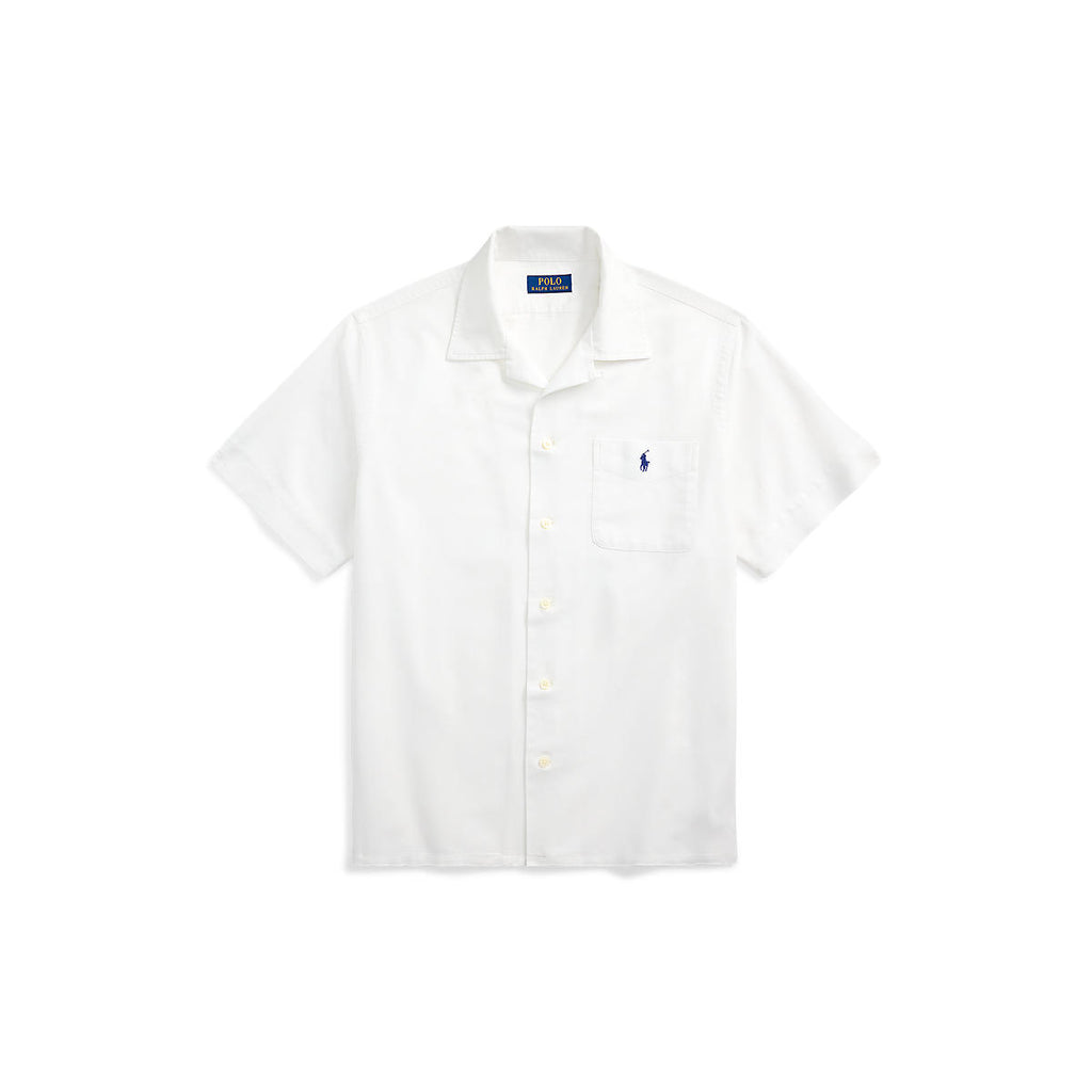 Polo Ralph Lauren Classic Fit Oxford Camp Shirt White