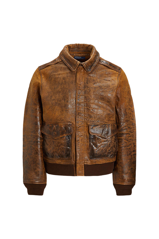 Polo Ralph Lauren Bomber Jacket Hunter Brown
