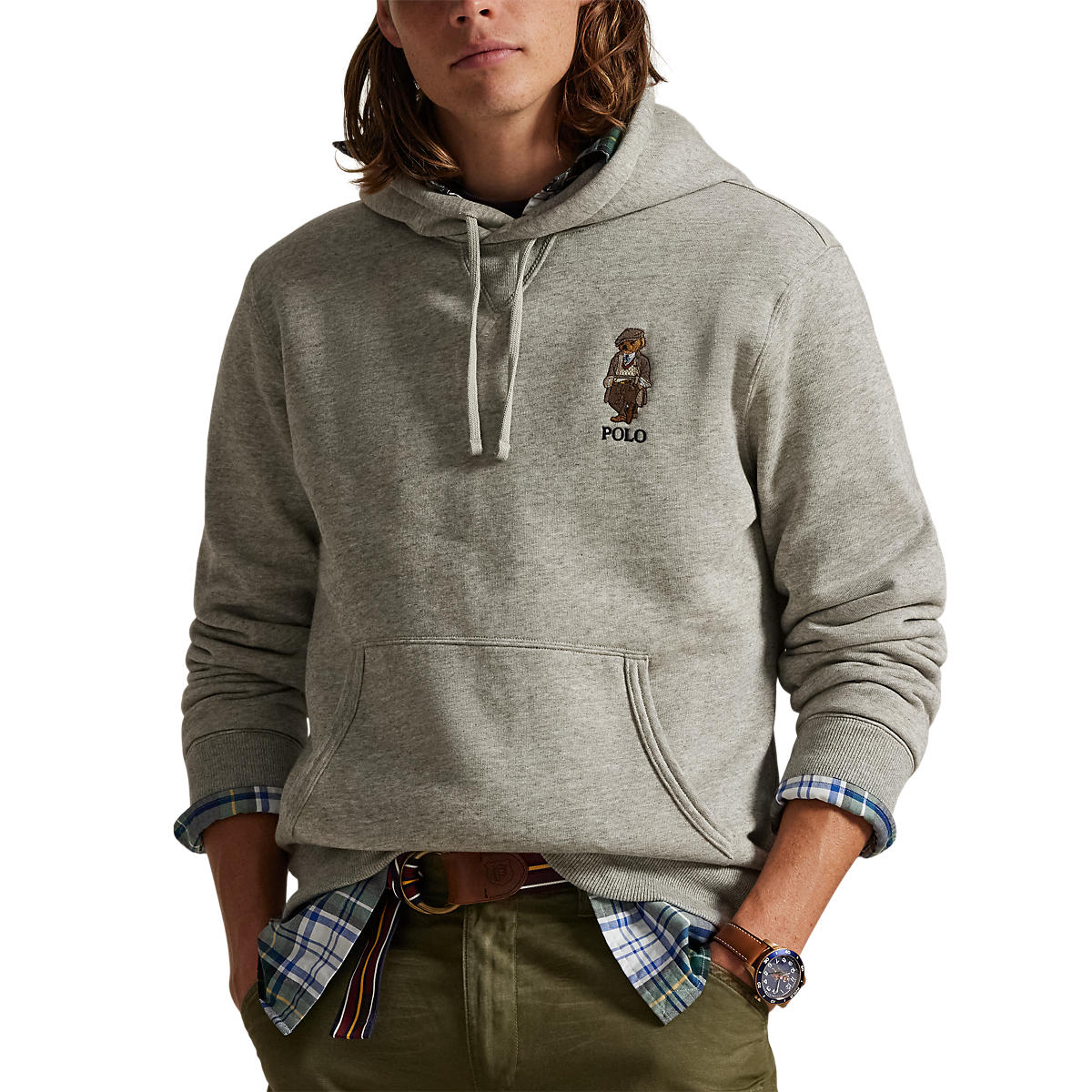 Polo Ralph Lauren Polo Bear Fleece Hoodie Loft Heather/Heritage Bear