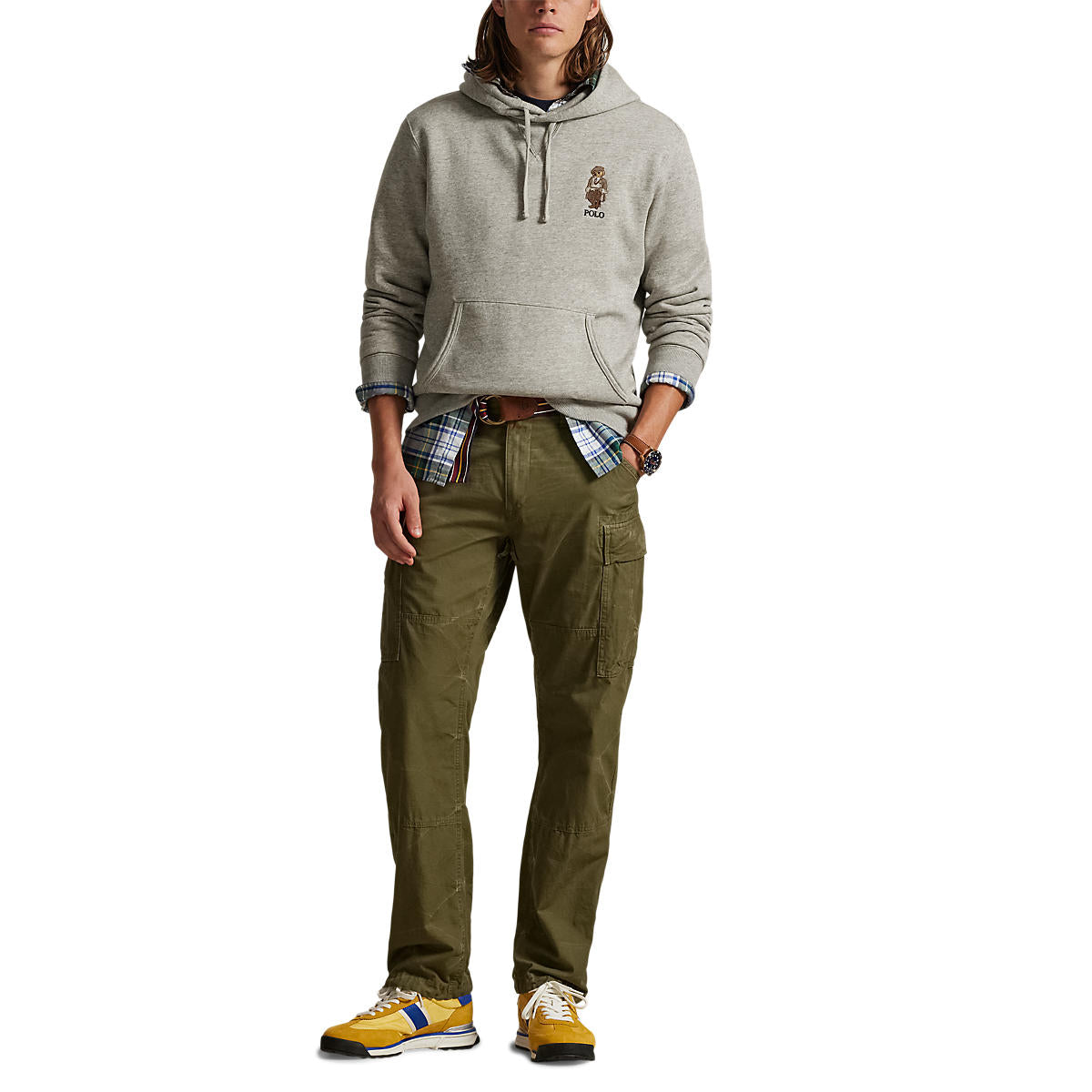 Polo Ralph Lauren Polo Bear Fleece Hoodie Loft Heather/Heritage Bear