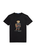 Polo Ralph Lauren Custom Slim Fit Polo Bear Jersey Tee Black Holiday