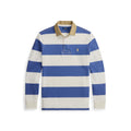 Polo Ralph Lauren Classic Fit Khaki-Collar Rugby Shirt Old Royal/Trophy Cream