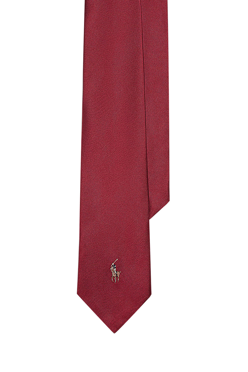 Polo Ralph Lauren Single Polo Player Neck Tie Holiday Red