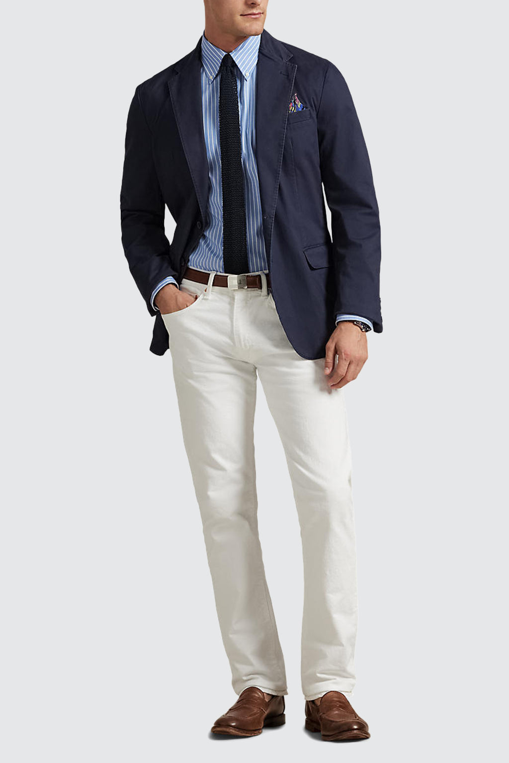 Polo Ralph Lauren Custom Dress Shirt Azure/White