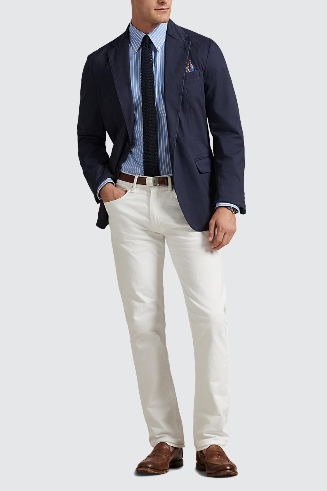Polo Ralph Lauren Custom Dress Shirt Azure/White