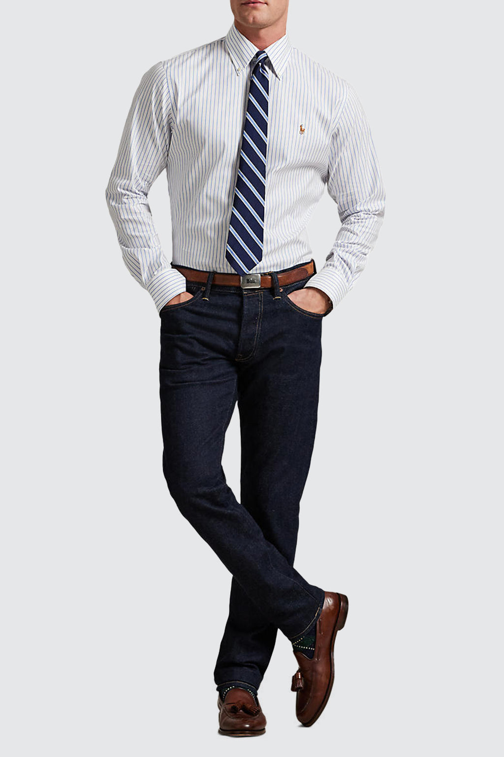 Polo Ralph Lauren Custom Dress Shirt White/Azure