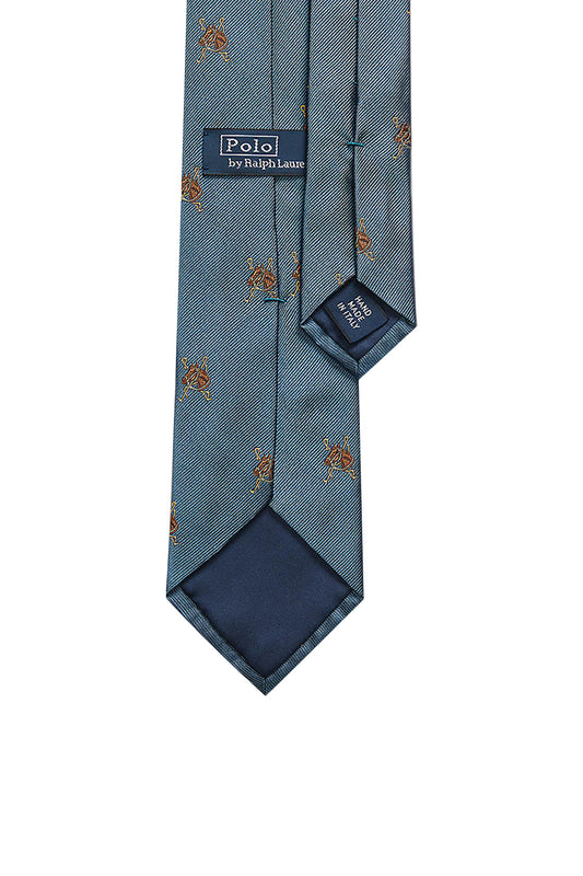 Polo Ralph Lauren Neck Tie Horsehead Crops Blue