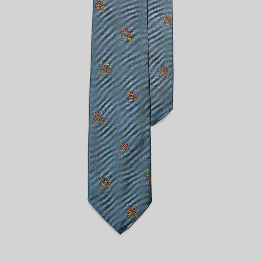 Polo Ralph Lauren Neck Tie Horsehead Crops Blue