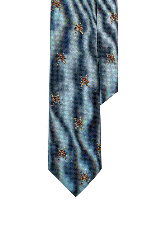 Polo Ralph Lauren Neck Tie Horsehead Crops Blue